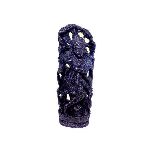 Manmohan Krishna in Lapis Lazuli (Gems Murtis)-GEM-KRI011